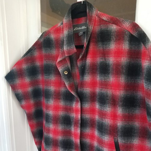 Eddie Bauer Jackets & Blazers - Eddie Bauer Flannel Poncho